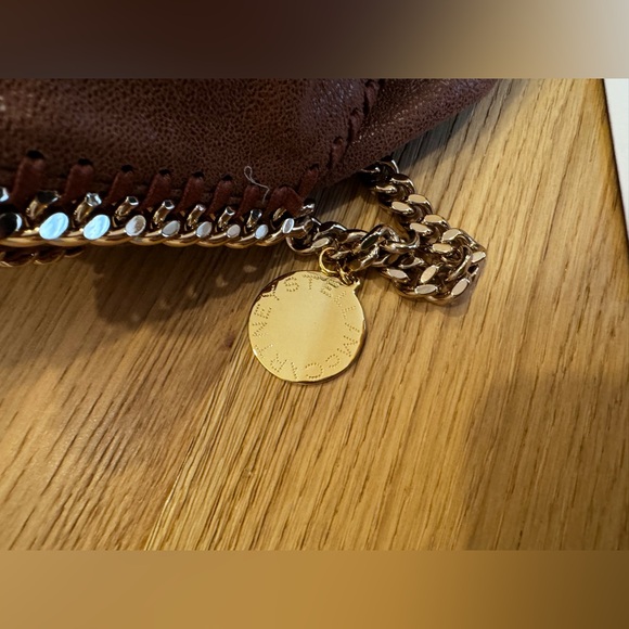 Stella Mccartbey Small Tote Eco Shaggy Deer W/ Gold Color Chain - Picture 7 of 14